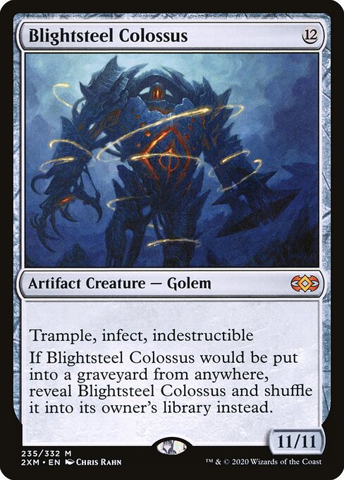 Blightsteel Colossus - Double Masters Magic card