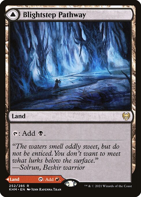 Blightstep Pathway // Searstep Pathway - Kaldheim Magic card