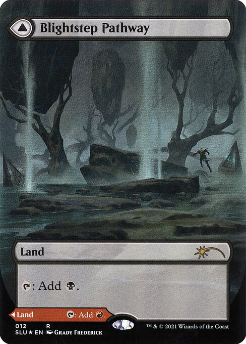 Blightstep Pathway // Searstep Pathway - Secret Lair: Ultimate Edition (#12) - Illustrated by Grady Frederick - Magic: The Gathering Card