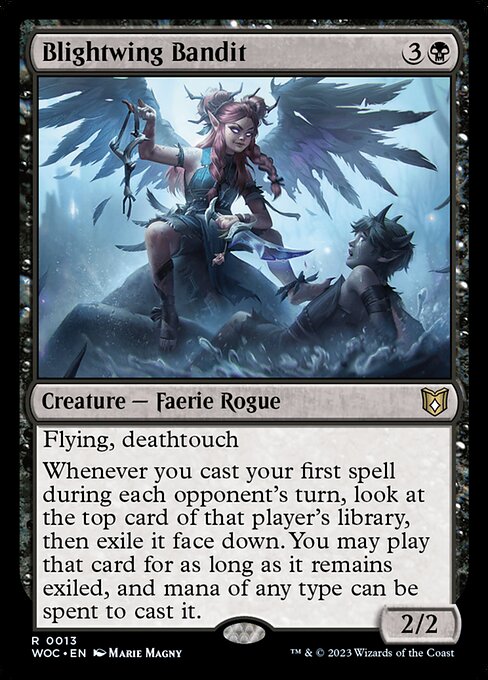 Blightwing Bandit - Wilds of Eldraine Commander Magic card