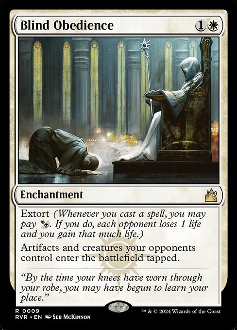 Blind Obedience - Ravnica Remastered Magic card