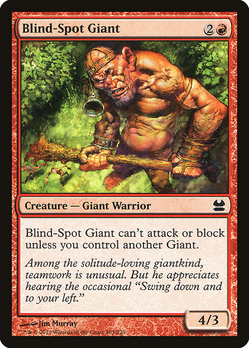 Blind-Spot Giant - Modern Masters (#105) - Illustrated by Jim Murray - Magic: The Gathering Card