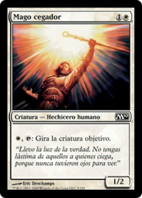 眩目法师 (Blinding Mage) - Magic 2010 (#5) - Illustrated by Eric Deschamps - Magic: The Gathering Card