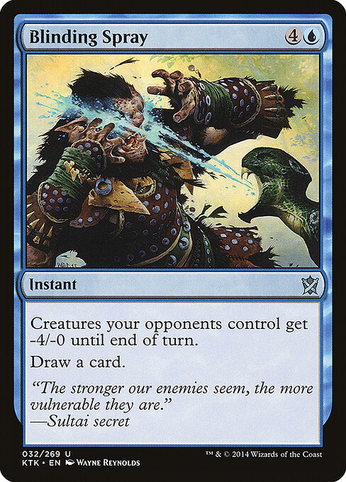 Blinding Spray - Khans of Tarkir Magic card