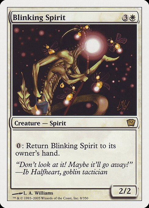 Blinking Spirit - Ninth Edition Magic card