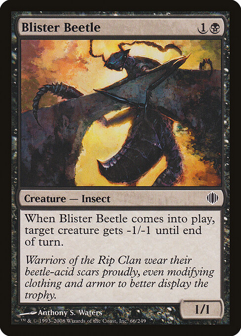Blister Beetle - Shards of Alara Magic card
