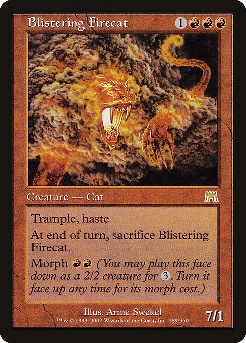 Blistering Firecat - Onslaught Magic card