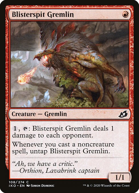 Blisterspit Gremlin - Ikoria: Lair of Behemoths Magic card