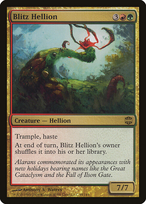 Blitz Hellion - Alara Reborn Magic card