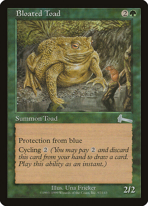 Bloated Toad - Urza's Legacy Magic card