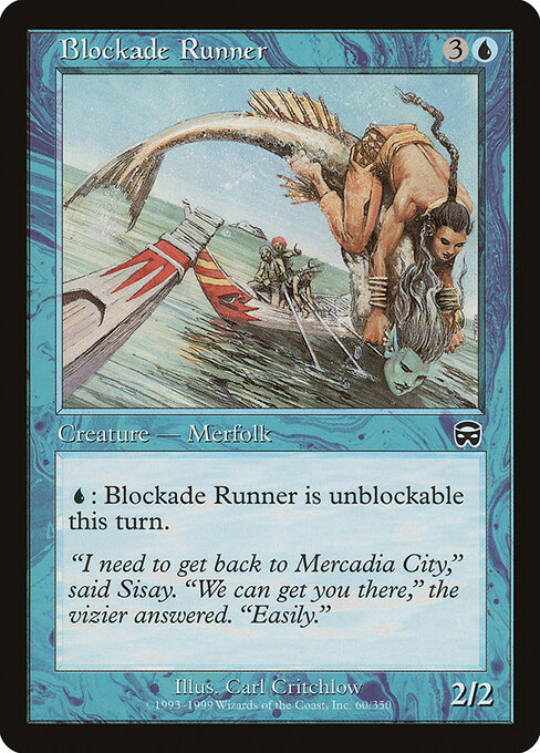 Blockade Runner - Mercadian Masques Magic card
