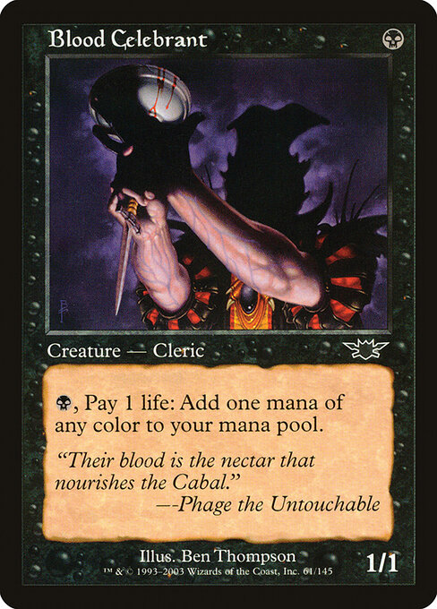 Blood Celebrant - Legions Magic card