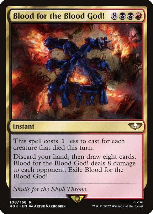 Blood for the Blood God! - Warhammer 40,000 Commander Magic card