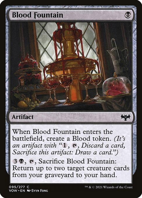 Blood Fountain - Innistrad: Crimson Vow Magic card