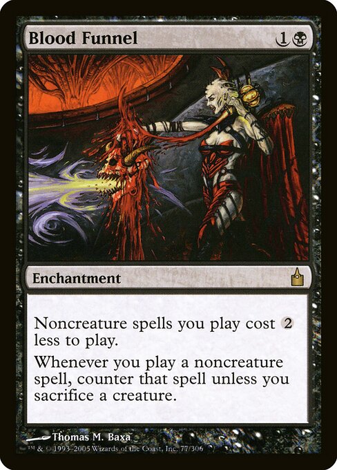 Blood Funnel - Ravnica: City of Guilds Magic card