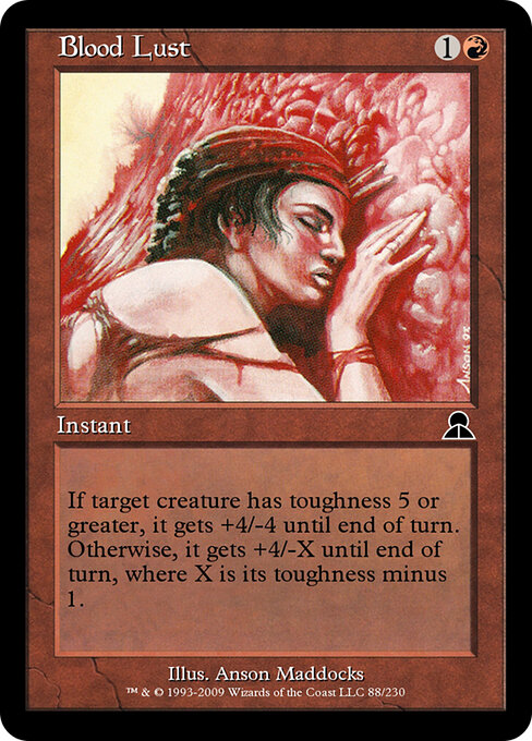 Blood Lust - Masters Edition III (#88) - Illustrated by Anson Maddocks - Magic: The Gathering Card
