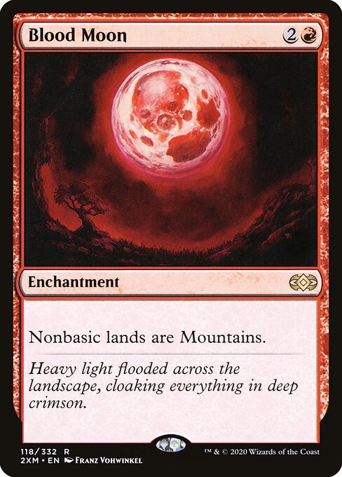 Blood Moon - Double Masters Magic card
