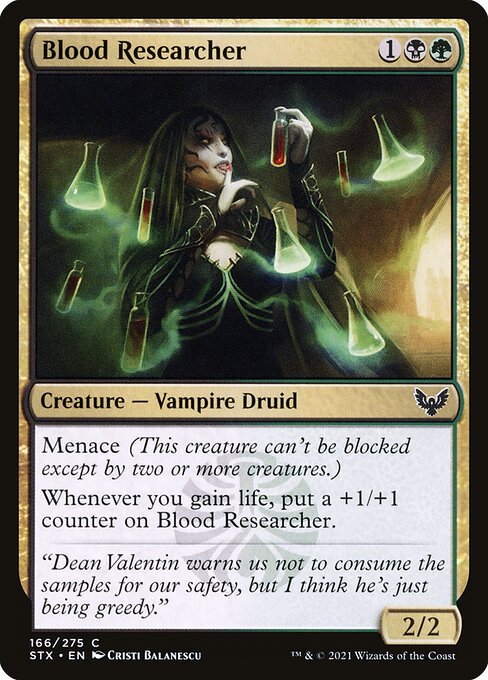 Blood Researcher - Strixhaven: School of Mages Magic card