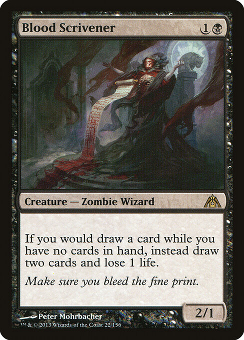 Blood Scrivener - Dragon's Maze Magic card