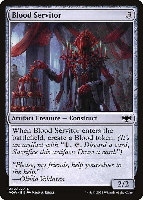 Blood Servitor - Innistrad: Crimson Vow Magic card