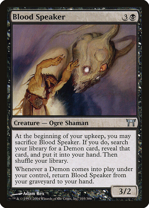 Blood Speaker - Champions of Kamigawa Magic card