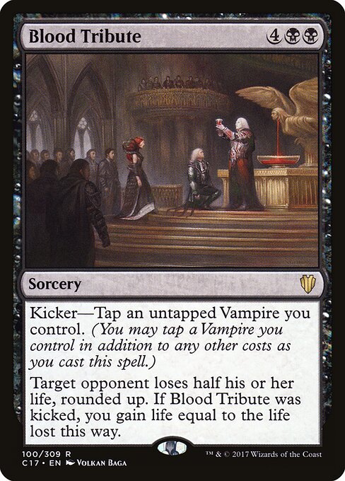 Blood Tribute - Commander 2017 Magic card