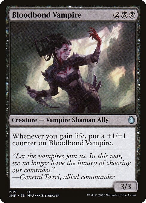 Bloodbond Vampire - Jumpstart Magic card