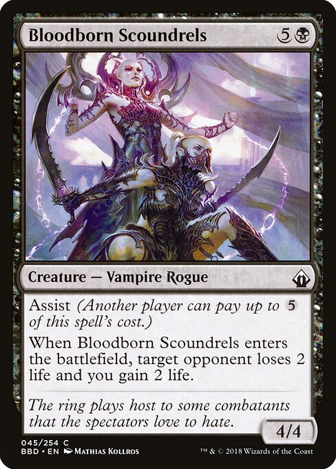 Bloodborn Scoundrels - Battlebond Magic card