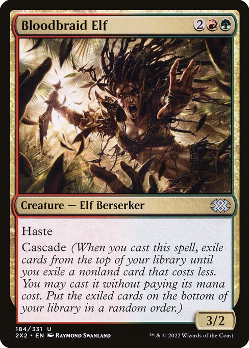 Bloodbraid Elf - Double Masters 2022 Magic card