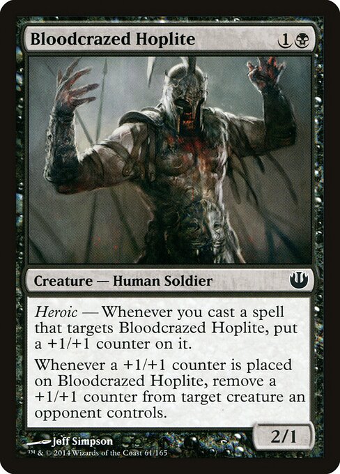 Bloodcrazed Hoplite - Journey into Nyx Magic card