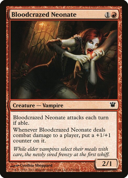 Bloodcrazed Neonate - Innistrad Magic card