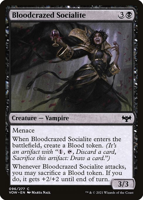 Bloodcrazed Socialite - Innistrad: Crimson Vow Magic card