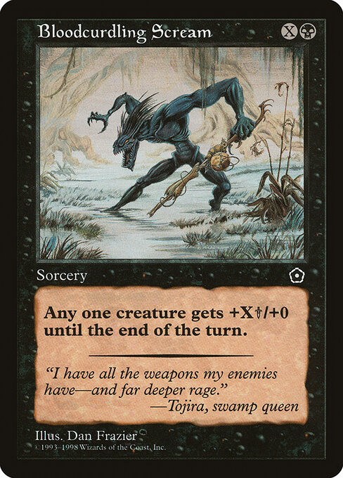 Bloodcurdling Scream - Portal Second Age Magic card
