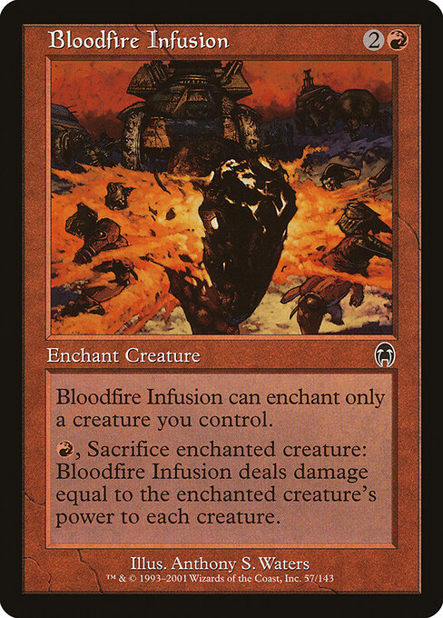 Bloodfire Infusion - Apocalypse Magic card