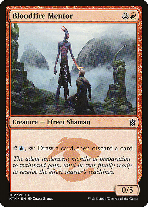 Bloodfire Mentor - Khans of Tarkir Magic card
