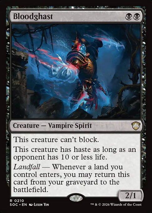 Bloodghast - Secrets of Strixhaven Commander Magic card