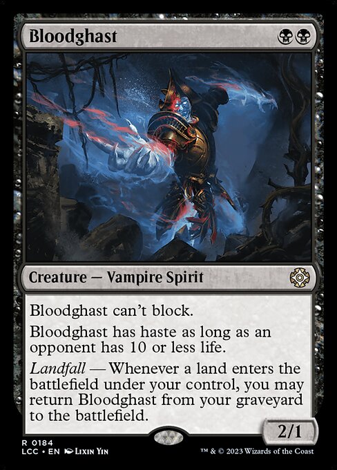 Orrore Sanguinario (Bloodghast) - Aetherdrift (#77) - Illustrated by Francisco Badilla - Magic: The Gathering Card