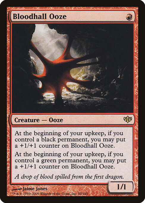 Bloodhall Ooze - Conflux Magic card