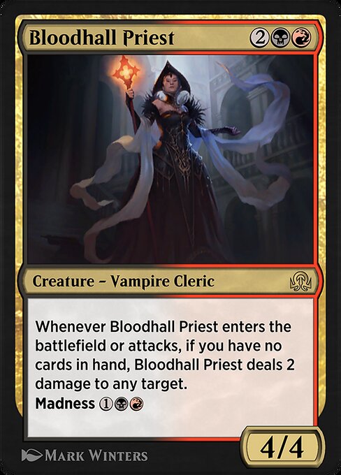 Bloodhall Priest - Shadows over Innistrad Remastered (#231) - Illustrated by Mark Winters - Magic: The Gathering Card