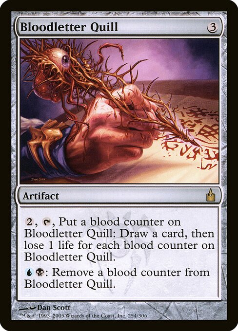 Bloodletter Quill - Ravnica: City of Guilds Magic card