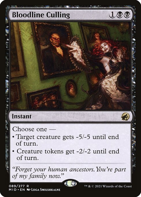 Bloodline Culling - Innistrad: Midnight Hunt Magic card