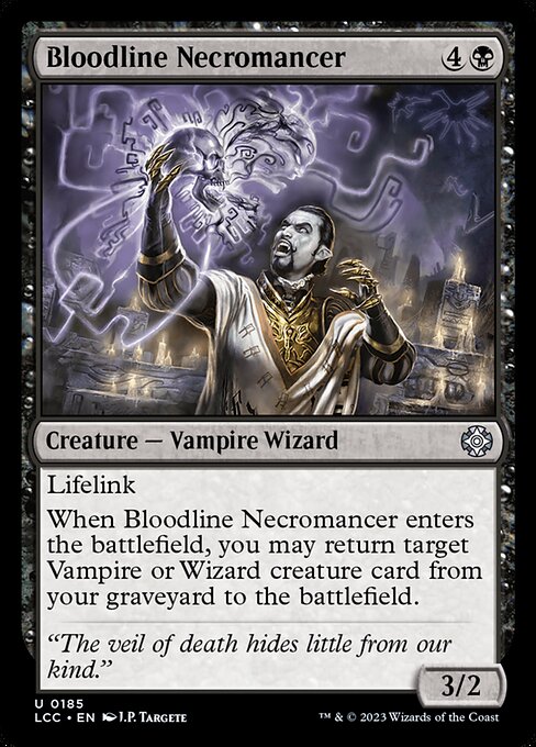 Bloodline Necromancer - The Lost Caverns of Ixalan Commander (#185) - Illustrated by J.P. Targete - Magic: The Gathering Card