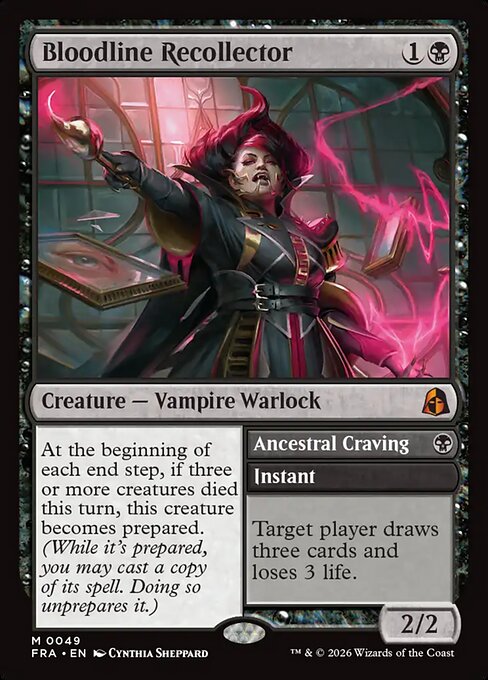 Bloodline Recollector // Ancestral Craving - Reality Fracture (#49) - Illustrated by Cynthia Sheppard - Magic: The Gathering Card