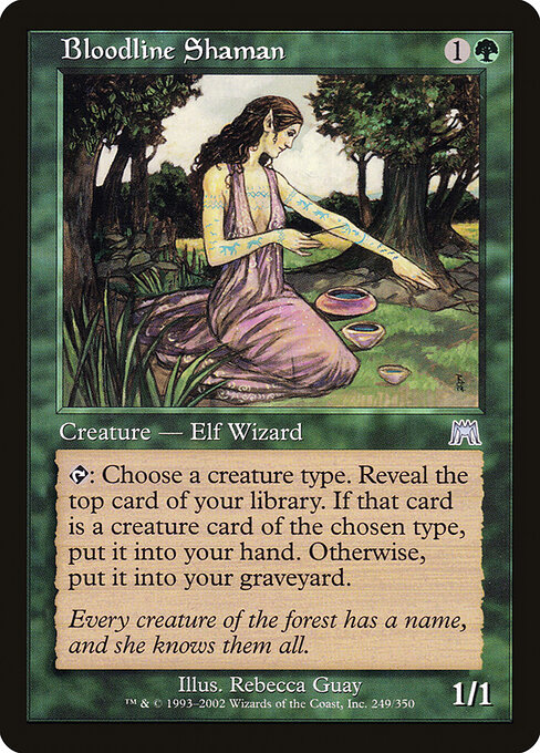 Bloodline Shaman - Onslaught Magic card