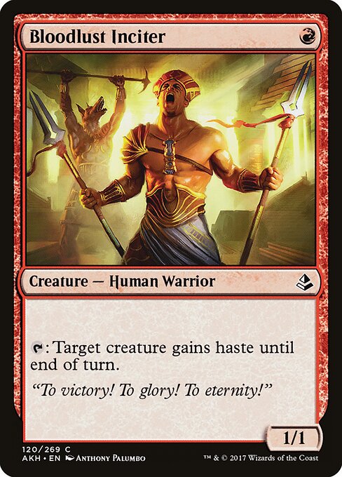 Bloodlust Inciter - Amonkhet Magic card