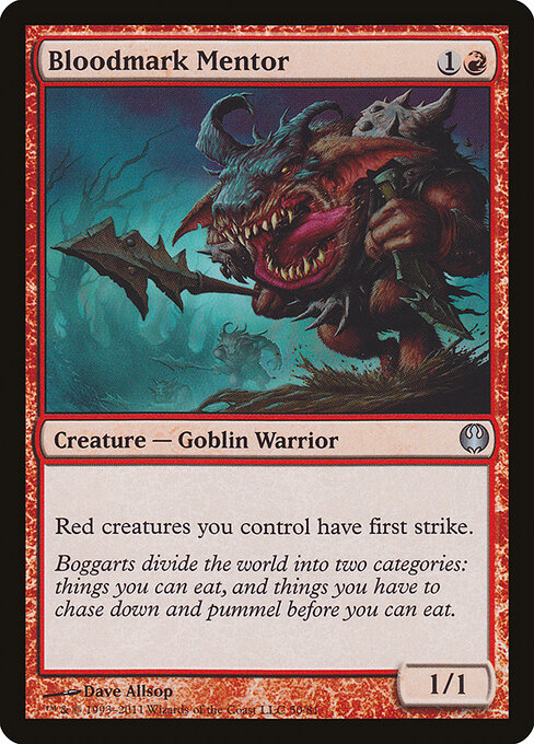 Bloodmark Mentor - Duel Decks: Knights vs. Dragons Magic card