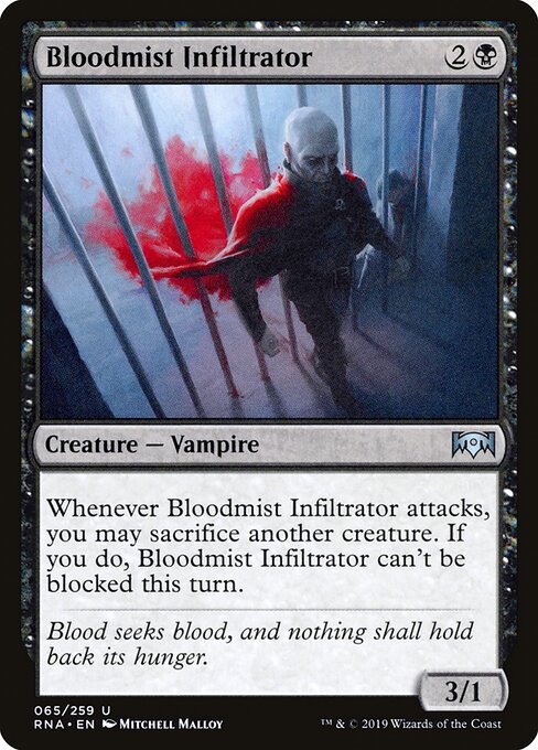 Bloodmist Infiltrator - Ravnica Allegiance Magic card