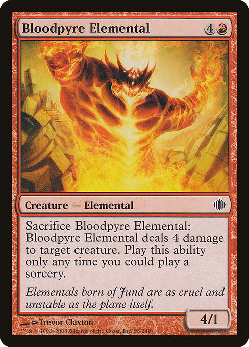 Bloodpyre Elemental - Shards of Alara Magic card