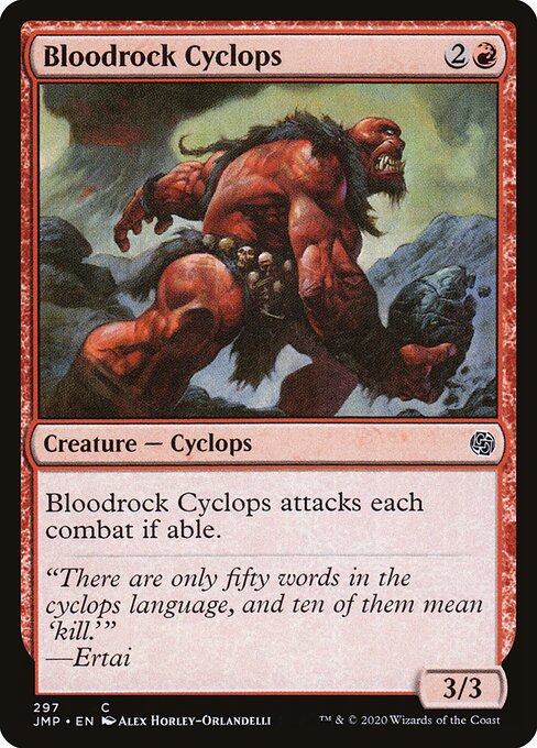 Bloodrock Cyclops - Jumpstart Magic card