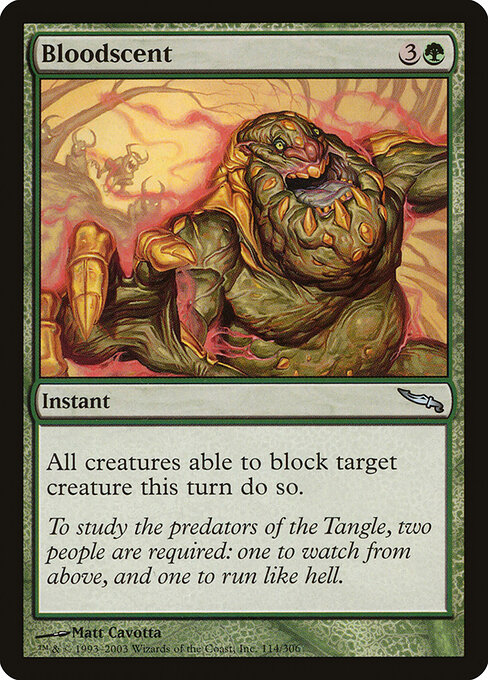 Bloodscent - Mirrodin Magic card